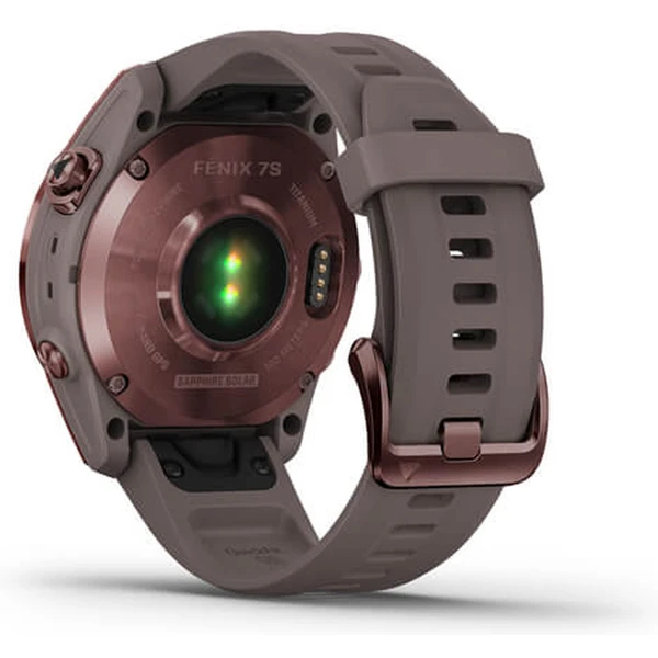 Garmin fenix 7S Sapphire Solar Titan Dark Bronze/Gray Silicone Band - Obrázek 11