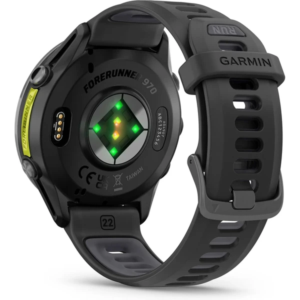 Garmin Forerunner 970 Black/Gray Titanium luneta s Black poloprůhledným řemínkem - Obrázek 6