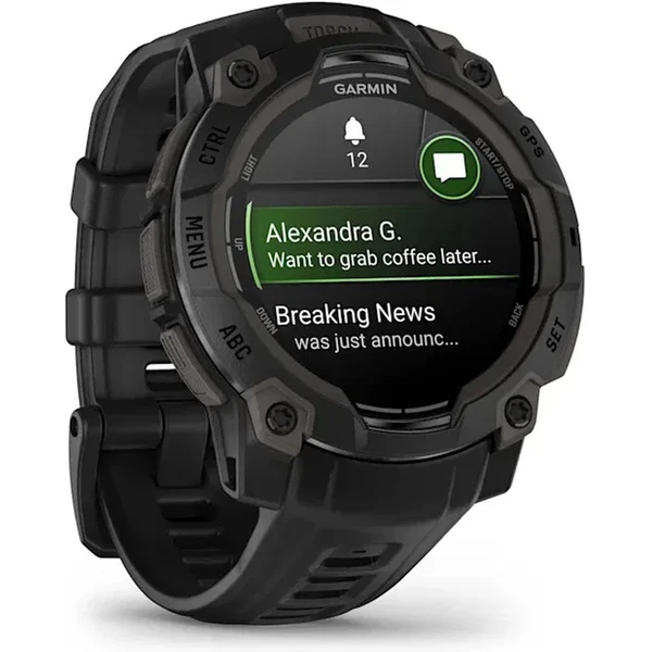 Garmin Instinct 3 45mm Black s Black páskem - Obrázek 4