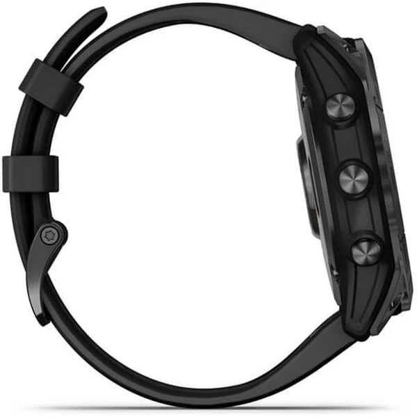 Garmin fenix 7X Solar Gray/Black Silicone Band - Obrázek 6