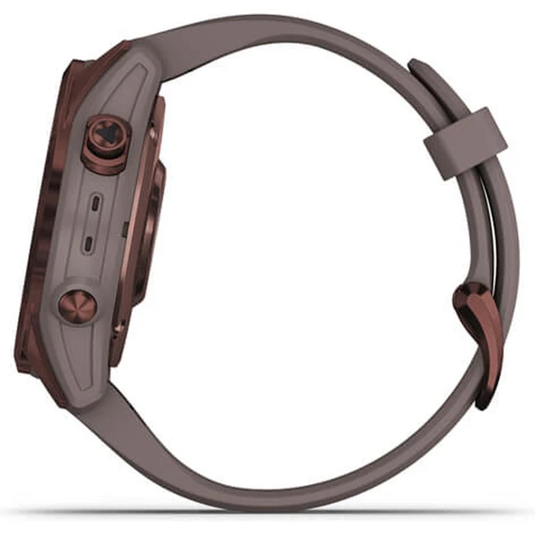 Garmin fenix 7S Sapphire Solar Titan Dark Bronze/Gray Silicone Band - Obrázek 2