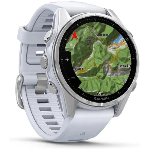 Garmin Fenix 8 AMOLED 43mm Silver/White Band - Obrázek 4