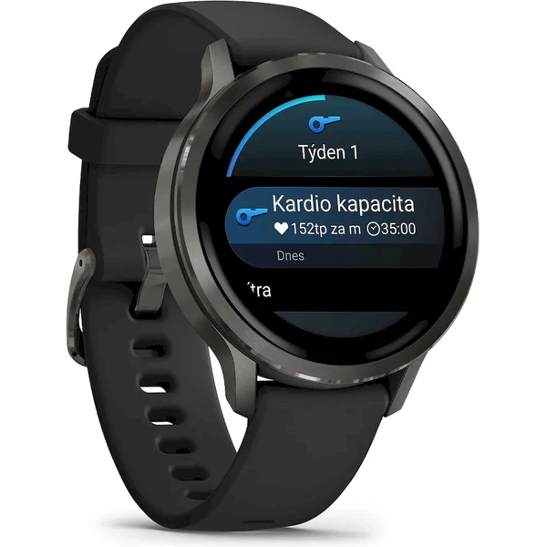 Garmin Venu 4 (41 mm) Slate/Black silikonový řemínek - Obrázek 4