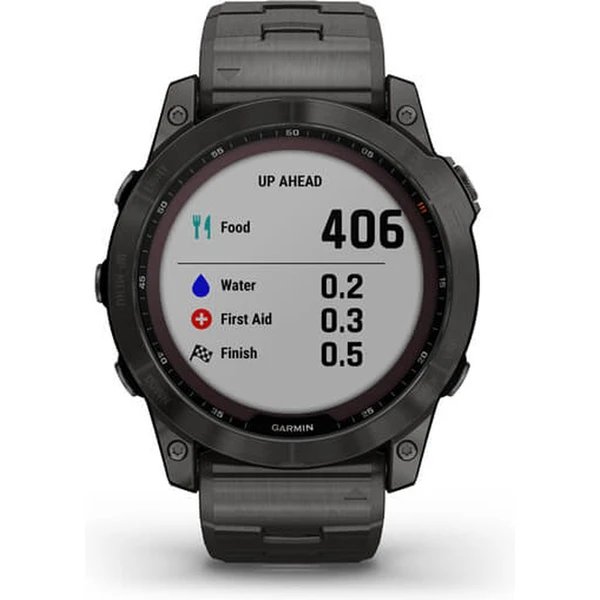 Garmin fenix 7X PRO Sapphire Solar Style, Titan Carbon Gray/Carbon Gray Titan Band - Obrázek 9