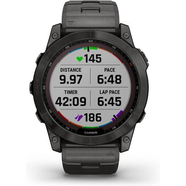 Garmin fenix 7X PRO Sapphire Solar Style, Titan Carbon Gray/Carbon Gray Titan Band - Obrázek 10