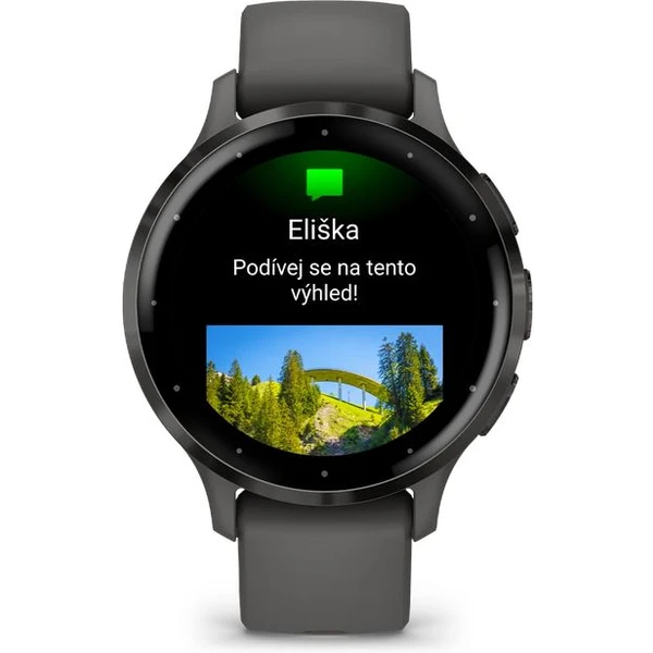 Garmin Venu 3S Slate/Gray Silicone Band - Obrázek 5