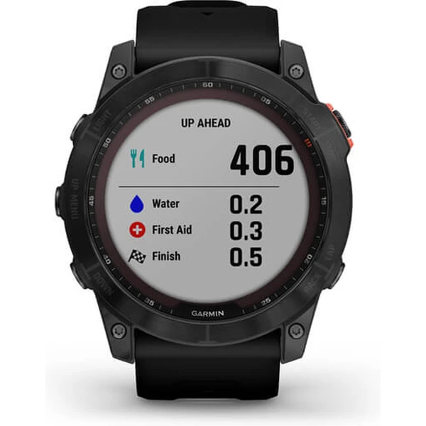 Garmin fenix 7X Solar Gray/Black Silicone Band - Obrázek 9
