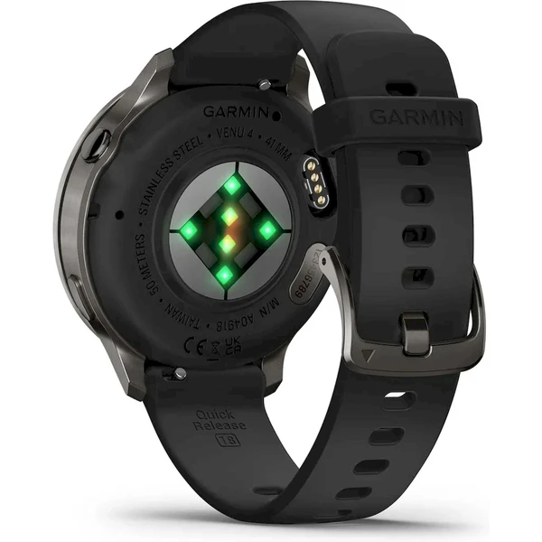 Garmin Venu 4 (41 mm) Slate/Black silikonový řemínek - Obrázek 6