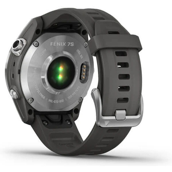 Garmin fenix 7S Glass Silver/Graphite Silicone Band - Obrázek 11