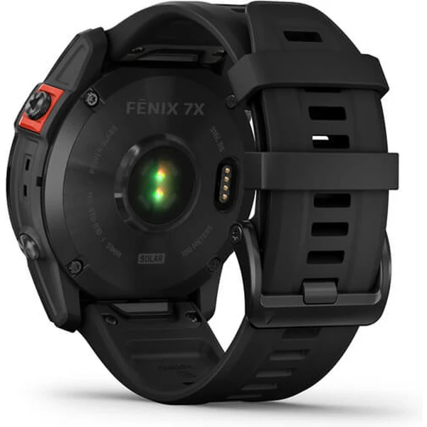 Garmin fenix 7X Solar Gray/Black Silicone Band - Obrázek 11
