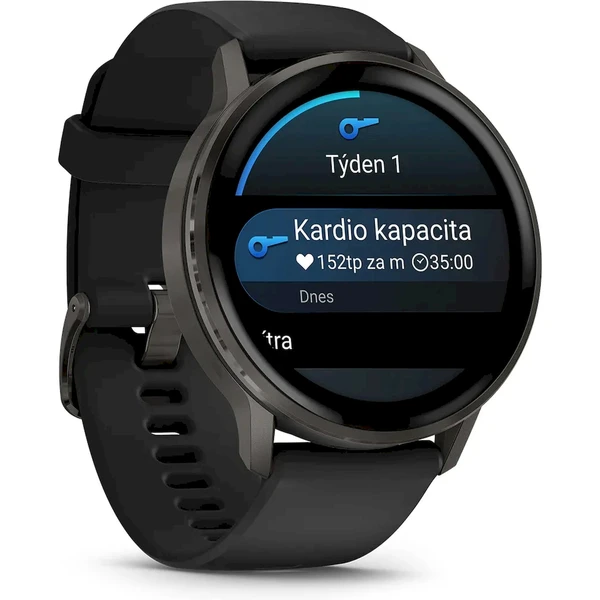 Garmin Venu 4 (45 mm) Slate/Black silikonový řemínek - Obrázek 4