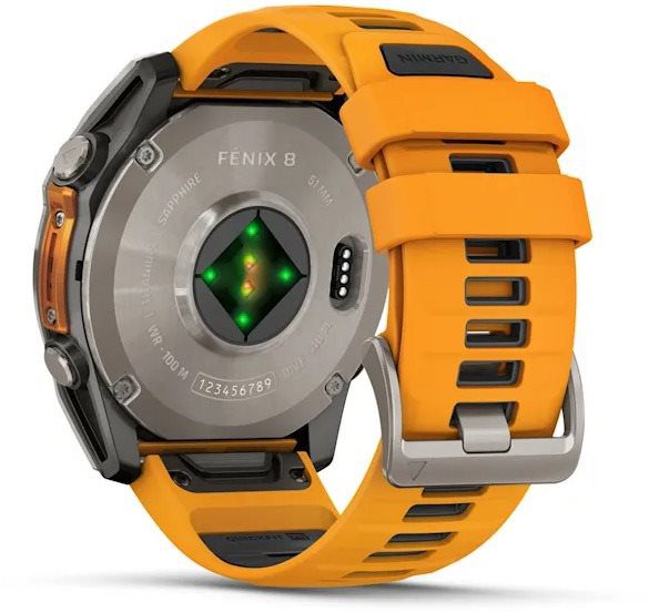 Garmin Fenix 8 51mm AMOLED Sapphire Spark Orange/Graphite - Obrázek 6