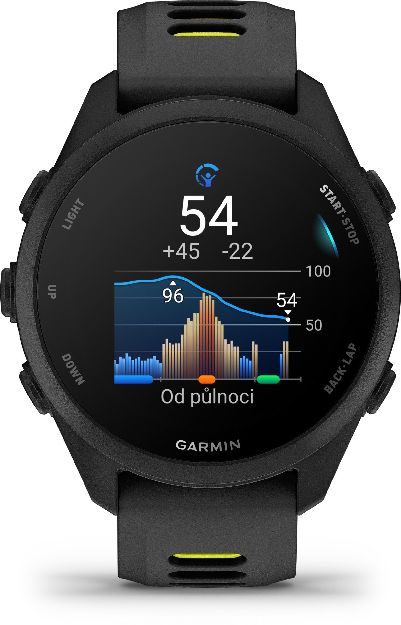 Garmin Forerunner 170 Black/Amp Yellow - Obrázek 3