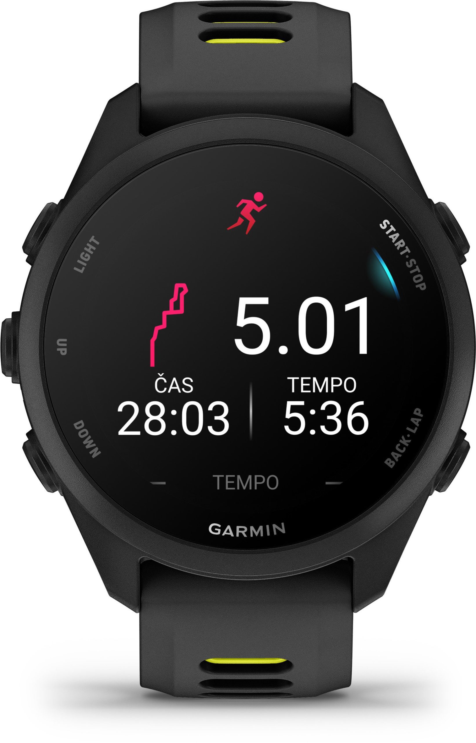 Garmin Forerunner 170 Black/Amp Yellow - Obrázek 4