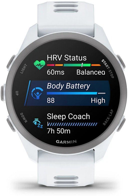 Garmin Forerunner 170 Music Whitestone/Cloud Blue - Obrázek 6