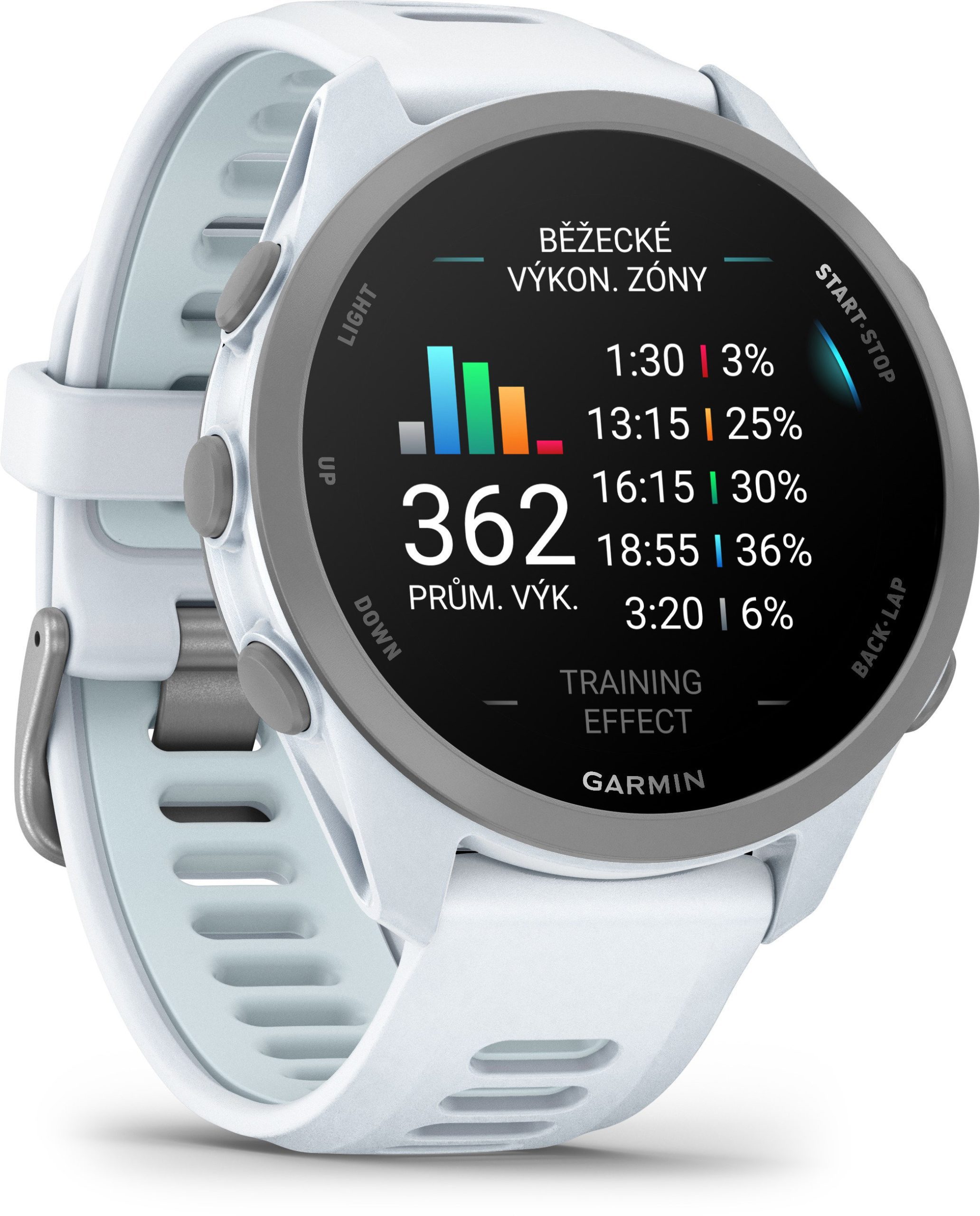 Garmin Forerunner 170 Whitestone/Cloud Blue - Obrázek 7