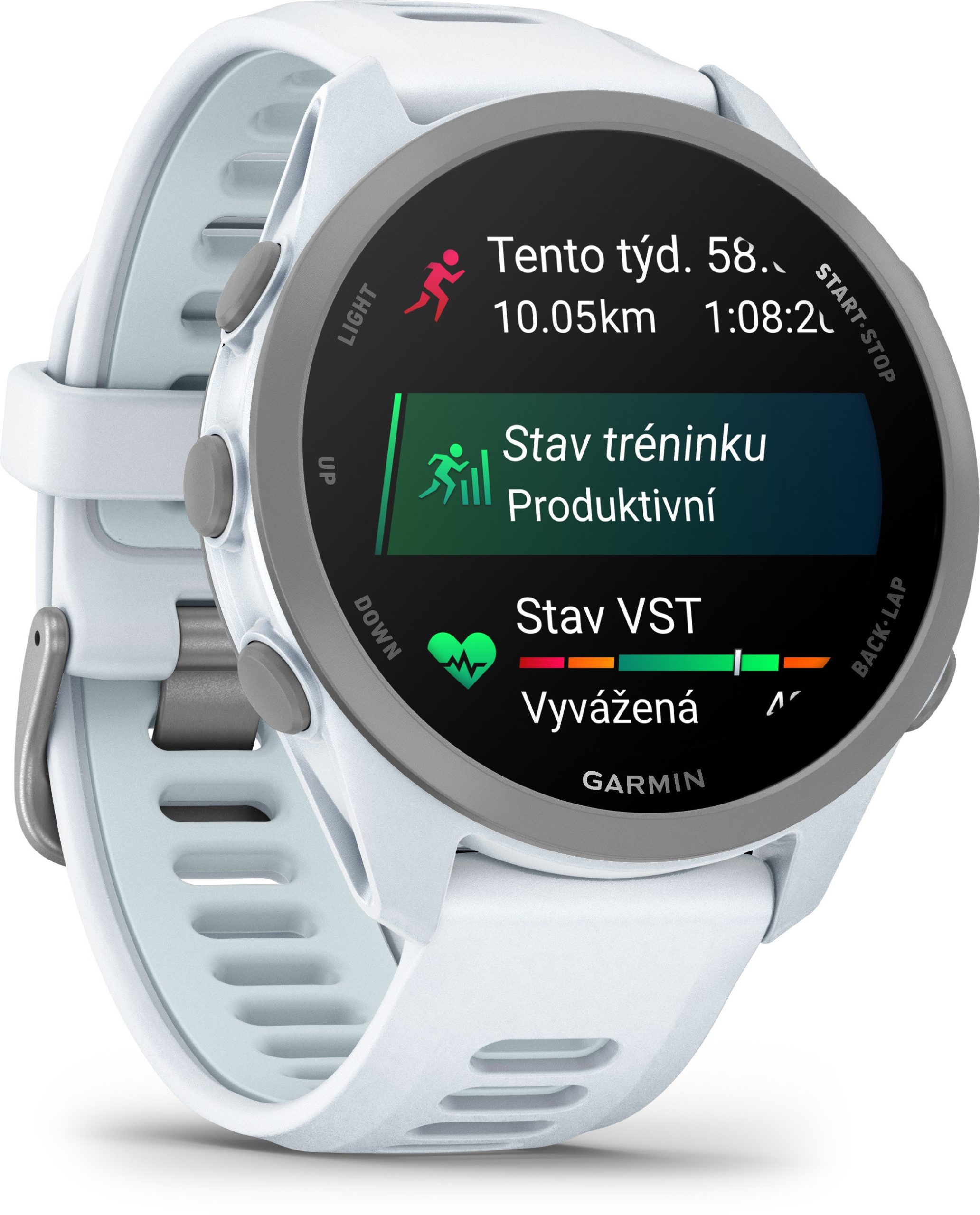 Garmin Forerunner 170 Whitestone/Cloud Blue - Obrázek 9