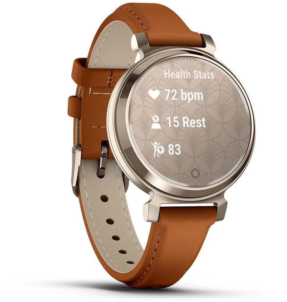 Garmin Lily 2 Classic Cream Gold/Tan leather - Obrázek 3