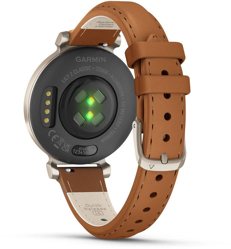 Garmin Lily 2 Classic Cream Gold/Tan leather - Obrázek 6
