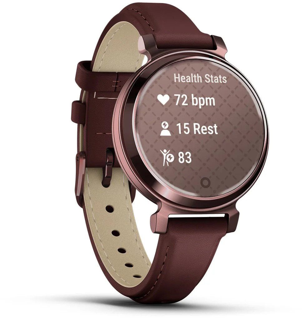 Garmin Lily 2 Classic Dark Bronze/Mulberry leather - Obrázek 3