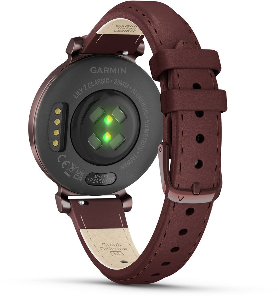 Garmin Lily 2 Classic Dark Bronze/Mulberry leather - Obrázek 6