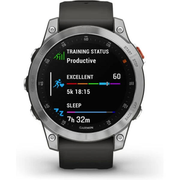 Garmin epix (Gen 2) Silver/Gray silikonový řemínek - Obrázek 3