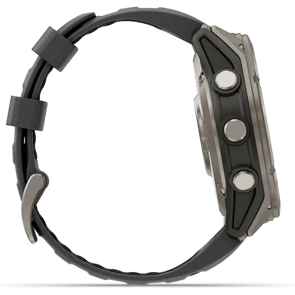 Garmin fenix 8 Pro (51 mm) Titanium se silikonovým řemínkem Graphite/Black - Obrázek 5