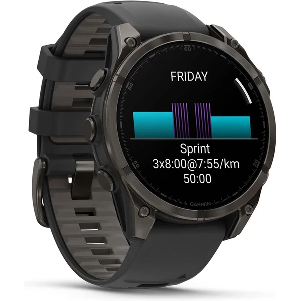 Garmin fenix 8 AMOLED Sapphire 43 mm Dark Gray - Obrázek 4