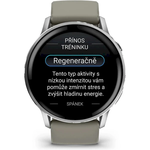 Garmin Venu 4 (45 mm) Silver/Silver Gray silikonový řemínek - Obrázek 3