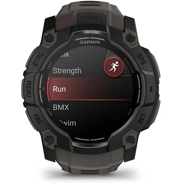 Garmin Instinct 3 50mm Black s charcoal páskem - Obrázek 3
