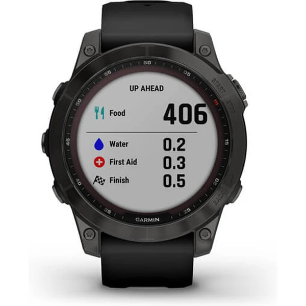 Garmin fenix 7 PRO Sapphire Solar Titan Carbon Gray/Black Silicone Band - Obrázek 8