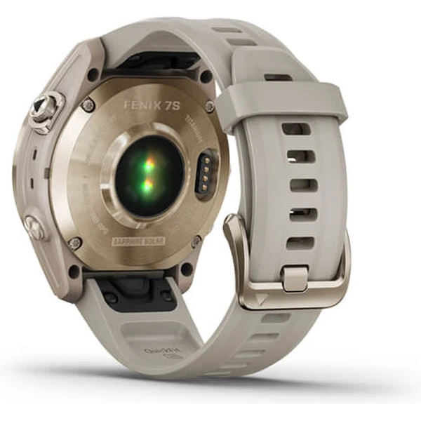 Garmin fenix 7S PRO Sapphire Solar Titan Cream Gold/Sand Silicone Band - Obrázek 11