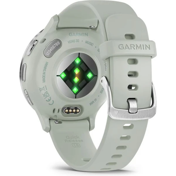 Garmin Venu 3S Silver/Sage Gray Silicone Band - Obrázek 4