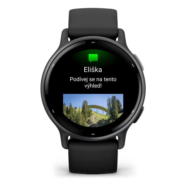 Garmin Vívoactive 5 Slate/Black Silicone Band - Obrázek 5
