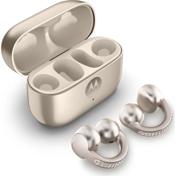 Motorola Moto Buds Loop (Sound By BOSE) Swarovski crystals Beige - Obrázek 10