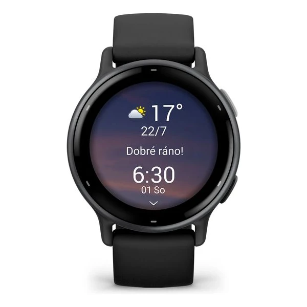 Garmin Vívoactive 5 Slate/Black Silicone Band - Obrázek 7