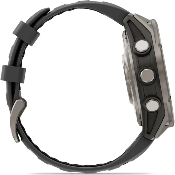 Garmin fenix 8 Pro AMOLED Sapphire 47 mm Titanium se silikonovým řemínkem Graphite/Black - Obrázek 7