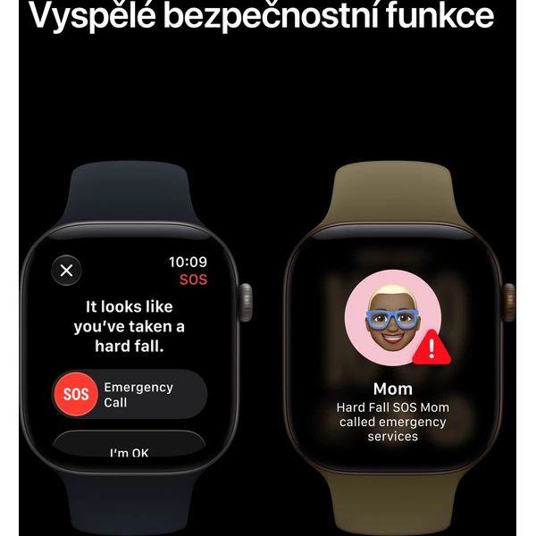 Apple Watch Series 12 Cellular (46mm) Černý hliník s černým sportovním řemínkem M/L - Obrázek 6