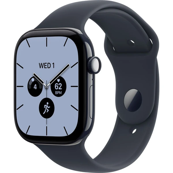 Apple Watch Series 12 Cellular (42mm) Nočně modrá keramika s modrým sportovním řemínkem M/L
