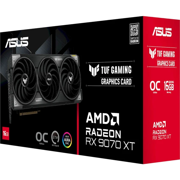ASUS TUF Gaming AMD Radeon RX 9070 XT OC 16GB GDDR6 - Obrázek 12