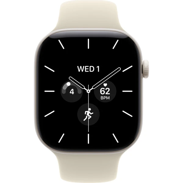 Apple Watch Series 12 Cellular (42mm) Perlově bílá keramika s pískovým sportovním řemínkem M/L - Obrázek 2