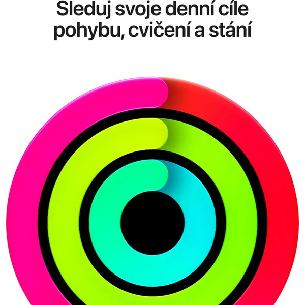 Apple Watch SE 3 (2026) 44mm Temně inkoustový hliník s námořnicky modrým sportovním řemínkem M/L - Obrázek 4