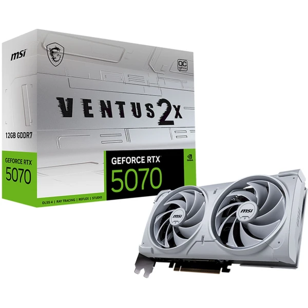 MSI NVIDIA GeForce RTX 5070 12G VENTUS 2X OC WHITE - Obrázek 6