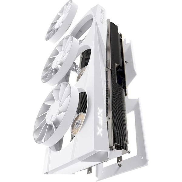 XFX Quicksilver AMD Radeon RX 9070 XT Magnetic Air Edition White 16GB GDDR6 - Obrázek 5