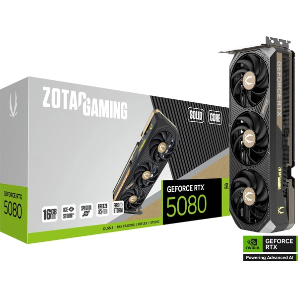 ZOTAC NVIDIA GeForce RTX 5080 SOLID Core 16GB GDDR7 - Obrázek 8