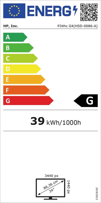 Monitor HP P34hc (21Y56AA#ABB) - Obrázek 2
