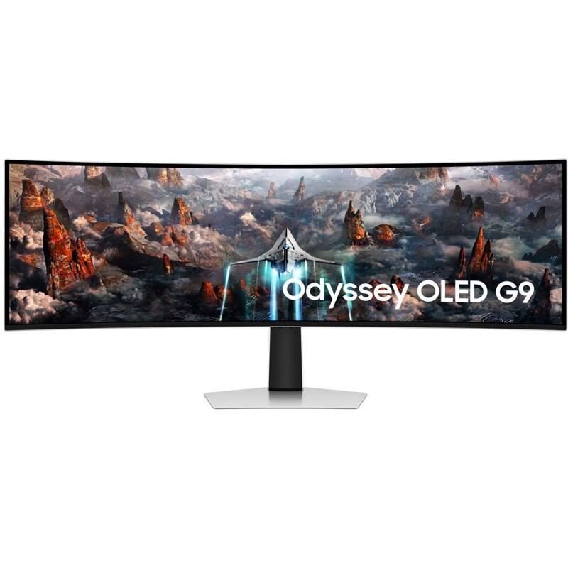 Herní monitor Samsung Odyssey OLED G9 (LS49CG934SUXEN) stříbrný