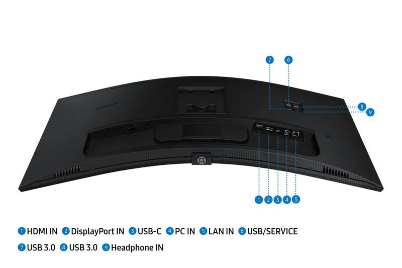 Monitor Samsung LS34C652UAUXEN (LS34C652UAUXEN) černý - Obrázek 9
