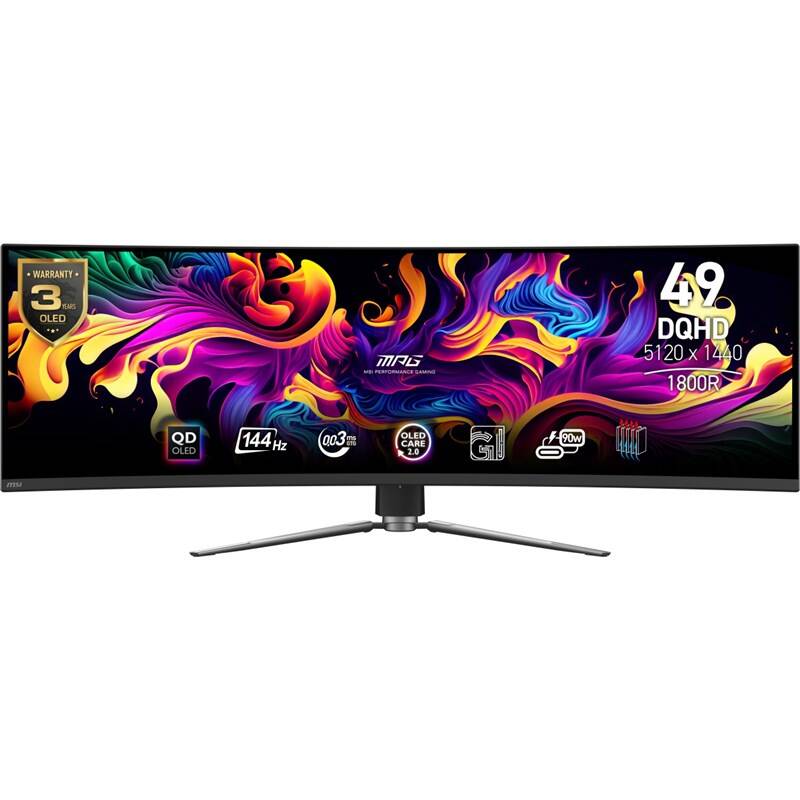 Herní monitor MSI MPG 491CQP QD-OLED (MPG 491CQP QD-OLED) černý