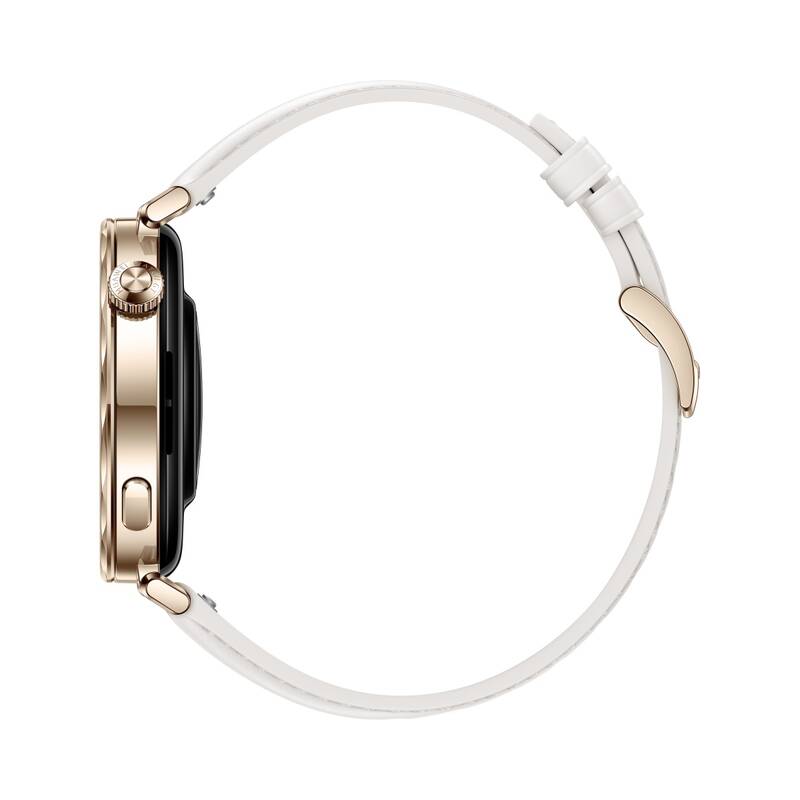 Chytré hodinky Huawei Watch GT 5 41 mm NFC - Gold + White Composite Leather Strap (55020DJT) - Obrázek 5